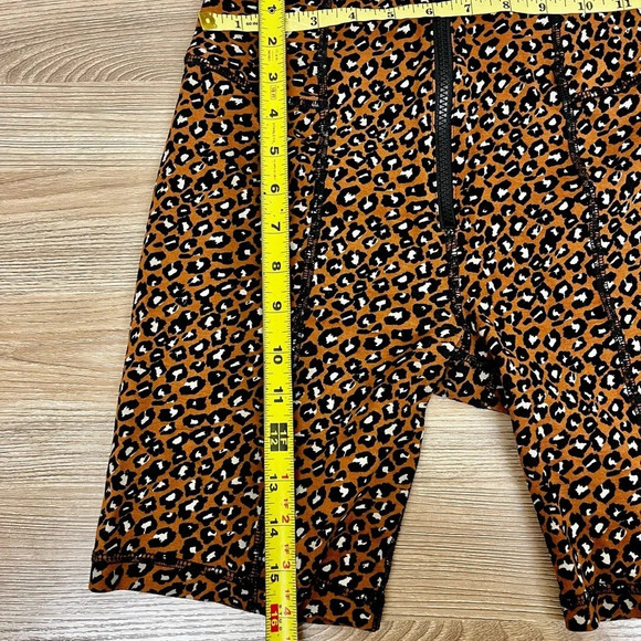 Free People Leopard Lucky Strike Bike Shorts - Size S - Picture 6 of 6